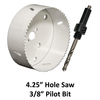 Electriduct Bi-Metal 5.13" Hole Saw with 3/8" Pilot Bit TL-HOLESAW-513